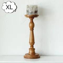 キャンドルホルダー XL ナインマーケ パイン 木製 キャンドルスタンド クレエ Creer  92400036 キャンドルホルダー シンプル キャンド ルスタンド 炎がキレイなキャンドルホルダー ロウソク立て 北欧 雑貨 癒し キャンドルグラス おしゃれ N