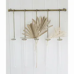 アンティークゴールド・ウォールベース ドライフラワー コベントガーデン ゴールド COVENT GARDEN KW-44 壁掛け 壁 一輪挿し アンティーク風 花瓶 フラワーベース/木/花/フラワー/シンプル/おしゃれ 置物/北欧/花器/インテリア雑貨/インテ