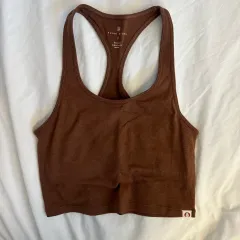 BUDHI MUDRA ブラウン ジャヤタンクトップ ブラトップ ヨガトップス S