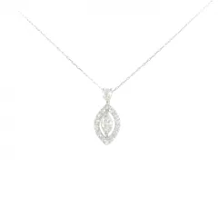 【新品】PT900/PT850 ダイヤモンド ネックレス 0.35CT