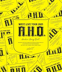 【Blu-ray】【新品】 WEST. LIVE TOUR 2025 A.H.O. -Audio Hang Out- 通常盤 Blu-ray WEST. ライブ コンサート 佐賀/