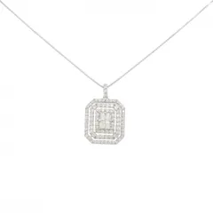 【新品】PT900/PT850 ダイヤモンド ネックレス 0.70CT