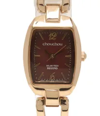 レグノ 腕時計 chouchou B035-T015751 ソーラー レッド系 レディース REGUNO
