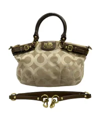 コーチ ハンドバッグ ショルダーバッグ 2WAY 肩掛け オプアート 18608 レディース COACH