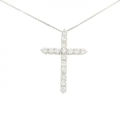 PT900/PT850 クロス ダイヤモンド ネックレス 3.035CT