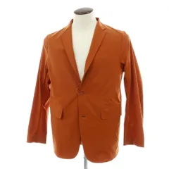 【中古】デサント DESCENTE ポリエステル 3B カジュアルジャケット オレンジブラウン【サイズL】【メンズ】