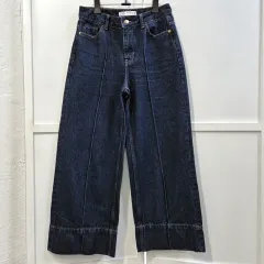 ザラ ワイド デニム パンツ