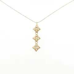 K18YG ダイヤモンド ネックレス 0.1CT