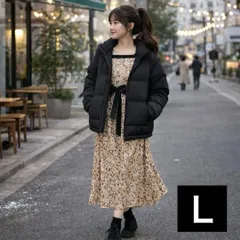 Lサイズ ワンピース スカート 花柄ワンピース 体型カバー レディース かわいい