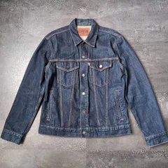 Edwin International Basic Denim Jacket Men's Size L Indigo Blue Trucker エドウィン Gジャン インターナショナルベーシック メンズ L インディゴ