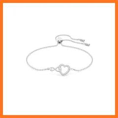 【新品】 Swarovski スワロフスキーInfinity Heart クリスタル ブレスレット 0