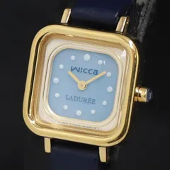 ソーラー シチズン ウィッカ Laduree G620-R009117 青文字盤 レディース腕時計 2000000 NSK KRK