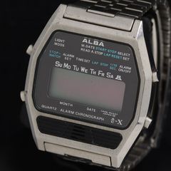 アルバ World Time ワールドタイム クォーツ 稼働品 デジタル - メルカリ