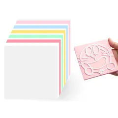 消しゴムはんこ 5個セット 消しゴムハンコ 方形5*5ｃｍ厚さ0.8cm 簡単 手芸DIY彫刻 美術教材 ソフトゴムスタンプ材料 手作り印鑑 工作用 持ち運びに多用途スタンプ プレゼント対応