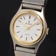 箱付 ロッソーナ ダイヤモンドコレクション QZ シェル文字盤 石付