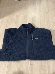 パタゴニア ネイビー レトロ フリース キッズ xxl