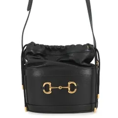 グッチ ショルダーバッグ 1955 ホースビット 602118 GUCCI バケットバッグ 黒