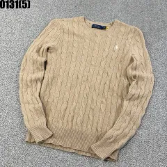 ポロ ラルフローレン ケーブル ニット ベージュ s 0131