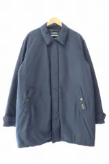 ポロ ラルフローレン POLO RALPH LAUREN 長袖 中綿 コート LG 裏地キルティング 比翼 紺 ネイビー ブランド古着ベクトル 中古●251116