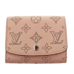 ルイヴィトン LOUIS VUITTON マヒナ ポルトフォイユ イリス コンパクト 二つ折り 財布 ウォレット M62541 マグノリア ピンク ブランド古着ベクトル 中古☆AA★▲■251009