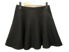 アナトリエ ANATELIER スカート フレア ミニ ジャガード 38 黒