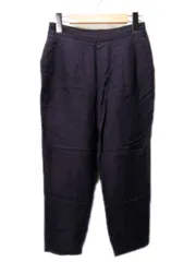 グリーンレーベルリラクシング ユナイテッドアローズ green label relaxing sporting&style パンツ テーパード CB LI/R リネン 36 紺