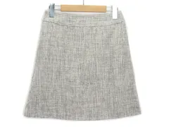 ロペピクニック ROPE Picnic ツイード台形スカート ラメ ウール混 38 グレー