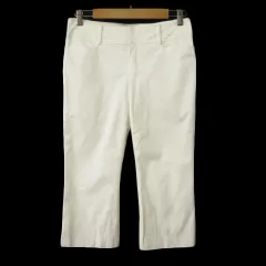 プロポーション ボディドレッシング PROPORTION BODY DRESSING パンツ クロップド ストレッチ コットン 4 白 ホワイト