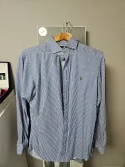 ポロ ストライプ シャツ M 出品