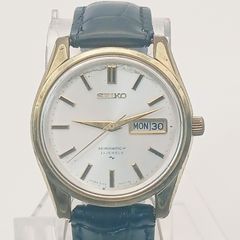 セイコー ロードマチック LM 25石 ゴールド 新品ベルト 1971.Aug
