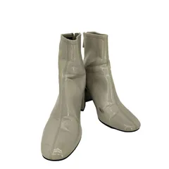 ザラ ZARA ホワイト レザー ショートブーツ レディース 表記無 