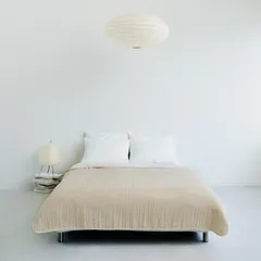 nishikawa 【 西川 】 hauu 育てるさらもち6重ガーゼケット シングル 洗える 綿100％ 日本製 さらっと軽やか ふんわり柔らか リバーシブル ベージュ FR05081514