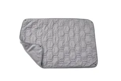 WillerS ブランケット 膝掛け キルティング ダウンケット ひざかけ スポーツ観戦 屋外 アウトドア 防風 防寒 ブランケット ボア キルト フリース 冬用 2枚合わせ 暖かい 肩掛け ボタン付き Blanket (ライトグレー)