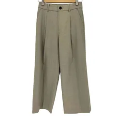 ユナイテッドアローズグリーンレーベルリラクシング UNITED ARROWS green label relaxing キチントボトムス サキソニー ワイド パンツ レディース JPN：38 