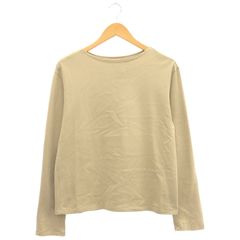 AURALEE for Ron Herman (オーラリー×ロンハーマン) ★★ ⑤ A23SB03RH LUSTER PLAITING BOAT-NECK L/S TEE ボートネックカットソー レディース ベージュ 1 LUSTER PLAITING BOAT NECK TEE - AURALEE Official Website