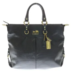 COACH (コーチ) マディソン チャーム付き トートバッグ ブラック K0869-12935