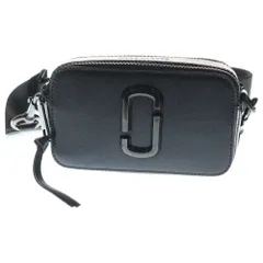 MARC JACOBS (マークジェイコブス) The Snapshot ザ スナップショット ロゴプレート ショルダーバッグ ブラック M0014867