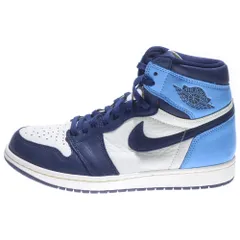 NIKE (ナイキ) AIR JORDAN 1 RETRO HIGH OG OBSIDIAN UNIVERSITY BLUE エアジョーダン1 レトロ ハイカットスニーカー ブルー US10/28cm 555088-140