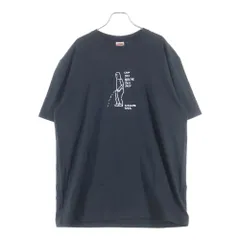 SUPREME (シュプリーム) 25SS Piss Tee ピスロゴプリント クルーネック半袖Tシャツカットソー ブラック