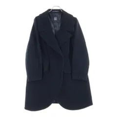 LIMI feu (リミフゥ) ウール ロング コート レディース ブラック LU‐C01‐143のサムネイル