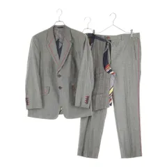 Paul Smith COLLECTION (ポールスミス コレクション) 千鳥格子 セットアップ スーツ 3ピース 2Bテーラードジャケット ジレ ベスト テーパードパンツ ブラウンのサムネイル