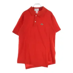 COMME des GARCONS SHIRT (コムデギャルソンシャツ) ×LACOSTE ラコステ フロント刺繍 ショートスリーブ ポロシャツ レッド FL-T003のサムネイル