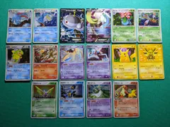 ポケモンカード マリルリ、ギャラドス、ニョロトノ、キュウコン、ジバコイルEX SR、クレセリアEX SR、デオキシスex、デオキシスex、フシギバナ、メガヤンマ、ピカチュウ、サンダー、ドクケイル、ラグラージ、サーナイト、バシャーモ キラ16枚 まとめ売り