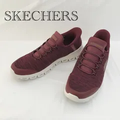 SKECHERS スケッチャーズ HANDS FREE SN 233011 スリップインズ グライドステップ ゼフィール US10.5 バーガンディ ランニングシューズ  メンズ 靴