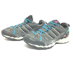 大人可愛いスポーティーなデザイン◎【adidas】アディダス スニーカー ローカット シューズ Q21039 EVO 791006 GORE-TEX 防水 透湿性 トレーニング ランニング ブラック ブルー レディース サイズ23.5cm/M41886fF