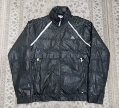 アディダス ブラック パータン ウィンドブレーカー ジャケット L (55半まで)
