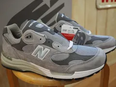 Made in USA◆New Balance ニューバランス スニーカー 992 Core U992GY Dウィズ スウェード メッシュシューズ US11 29㎝◆