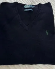 POLO RALPH LAUREN ポロラルフローレン ラムウール Vネック ニット