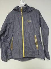マウンテンハードウェア ウィンドブレーカー ブラック/イェロー ミディアム