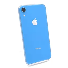 【全額返金保証】【最速発送】 iPhone XR 64GB ブルー au SIMフリー 白ロム 美品 動作確認済 81%